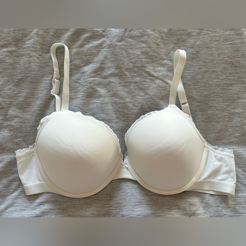 Aerie Soft White Lace Bra